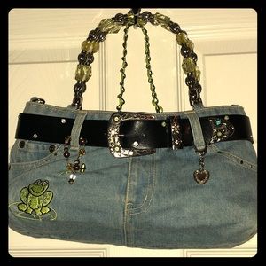 One-of-a-kind handmade pocketbook